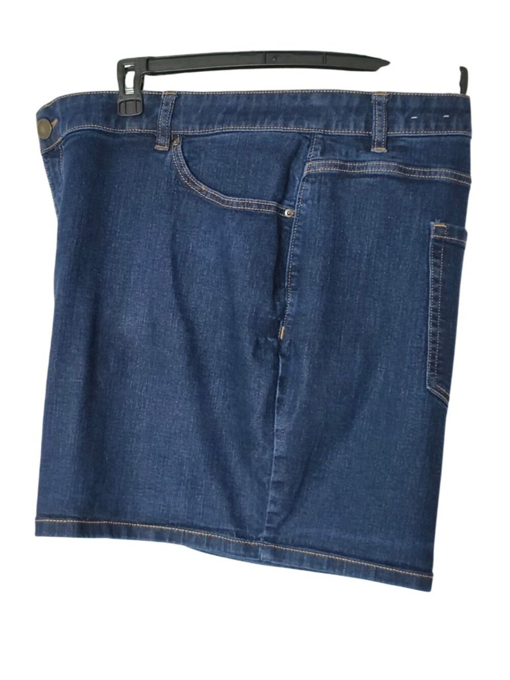 Lane Bryant Womens 26 Denim Shorts Mid-Rise Girlfriend Flex Magic Waist Stretchy - Picture 4 of 6